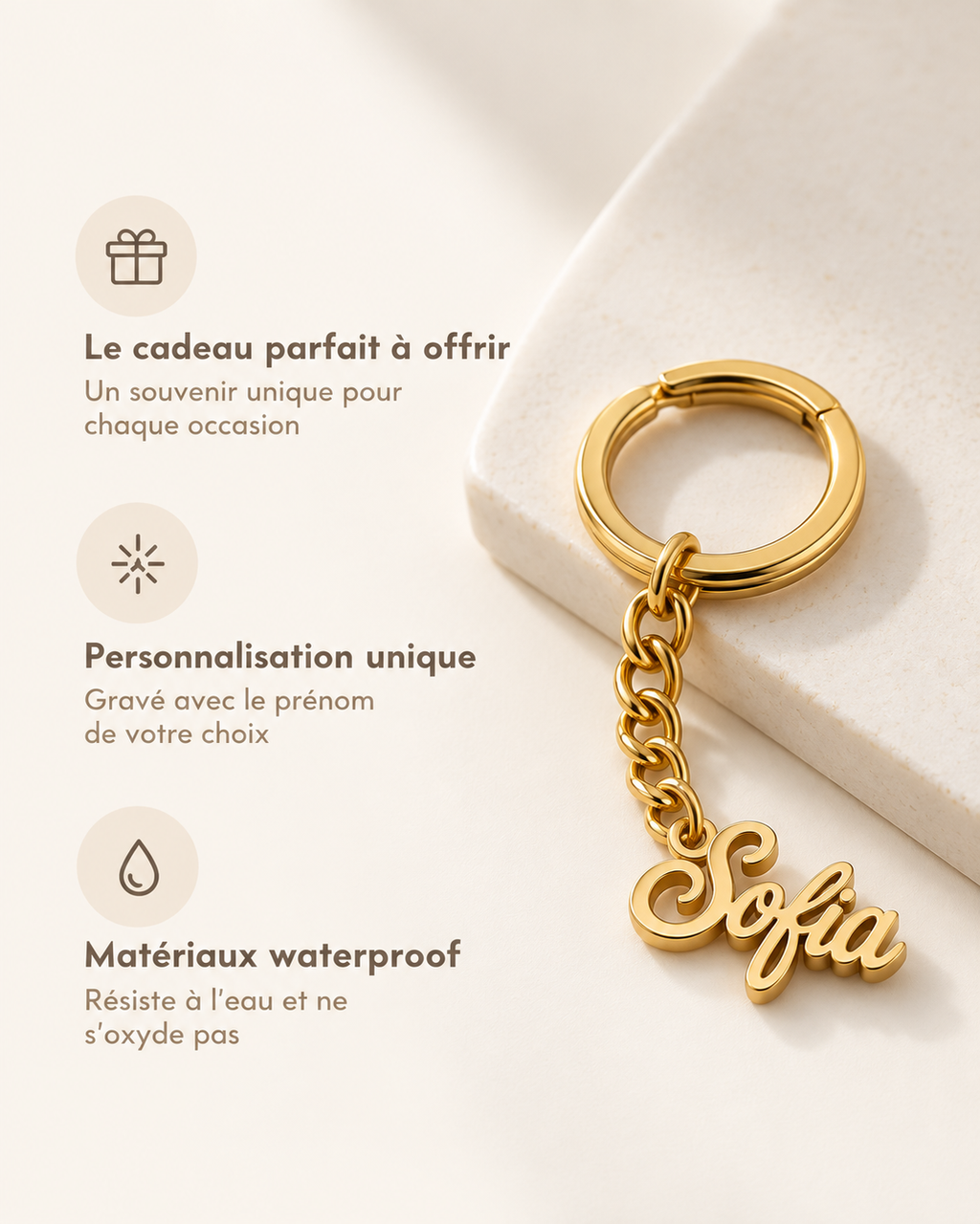 Porte-clé personnalisé