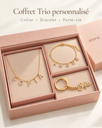 La box Ziara – Collier, Bracelet & Porte-clé personnalisés