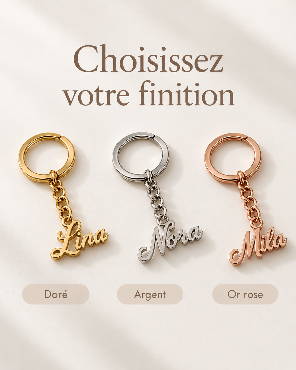 Porte-clé personnalisé